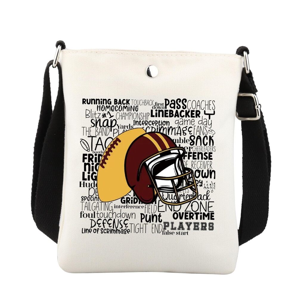 2466 Football Crossbody Bag Football Gift For Football Lovers Football Team